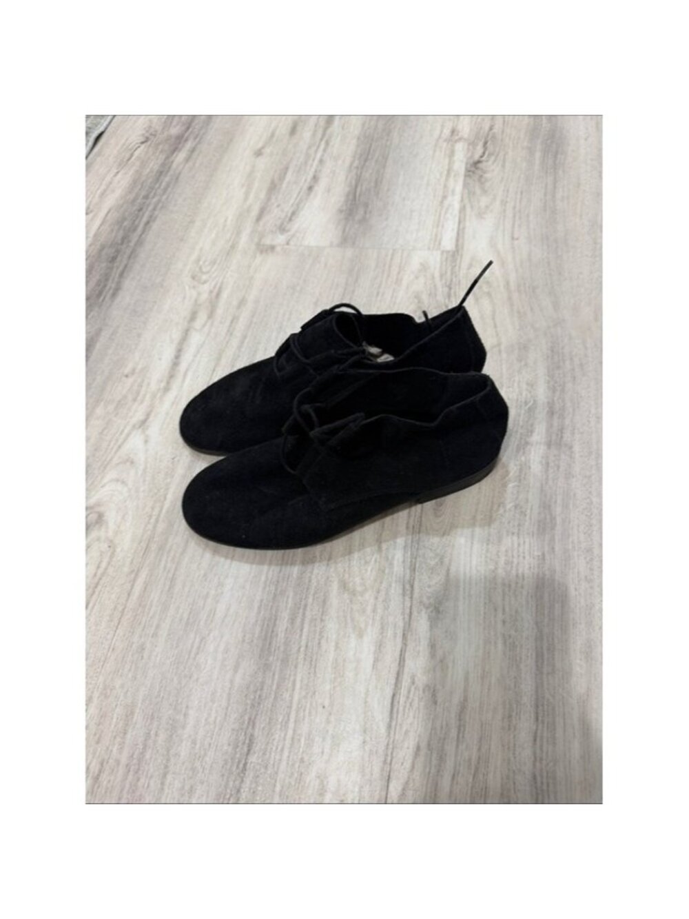 Eileen Fisher Suede black lace up boots size 8